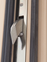 Verriegelung mit Haken
